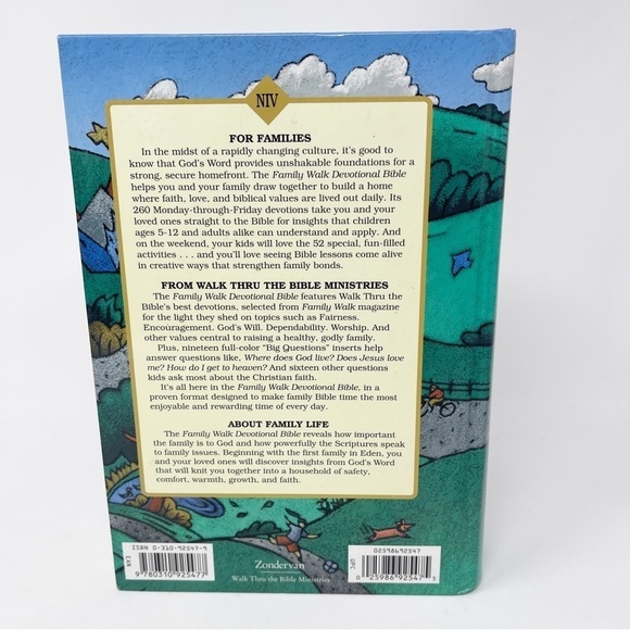 Family Walk Devotional Holy Bible NIV hardback New‎ International Version - Picture 2 of 8